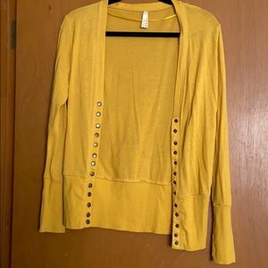 Mustard cardigan